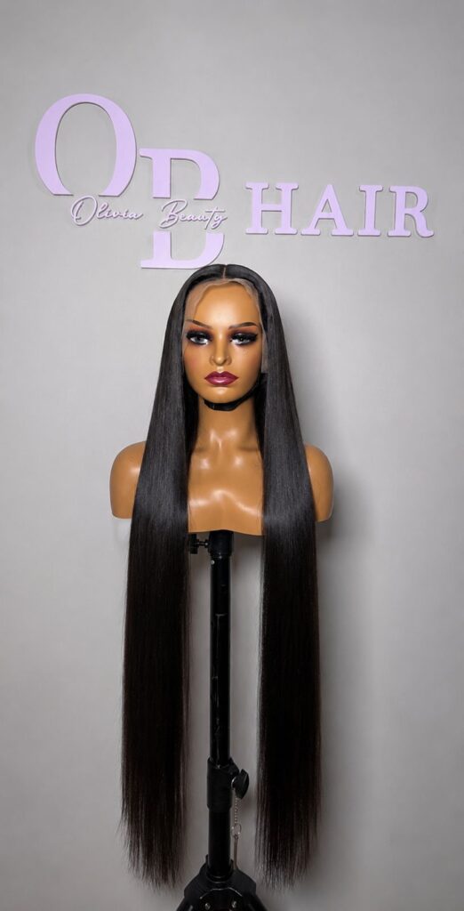 Raw donor hair  34 inches
