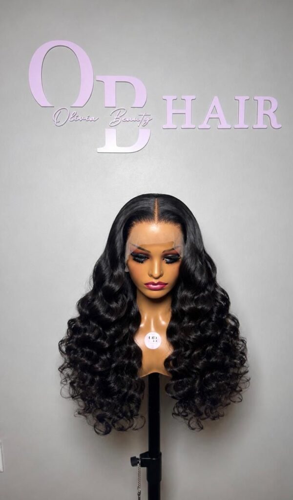 Bouncy donor hair layered  22 inches